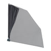 Balkon windscherm waaier antraciet