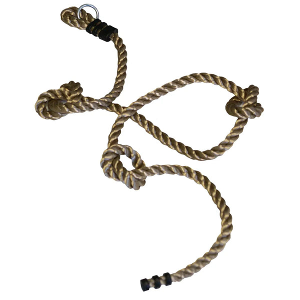 Klimtouw met 3 knopen 2 meter