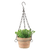 Aged Terracotta pot hangend S