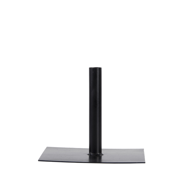 Houder voor voedersystemen en vogelbad op paal