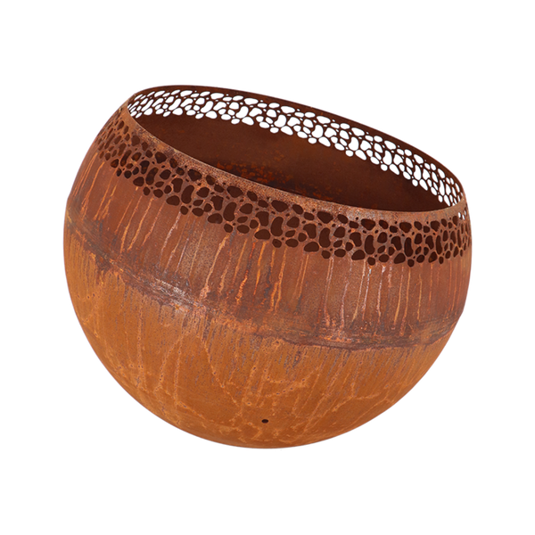 Vuurbal laser cut roest stippen