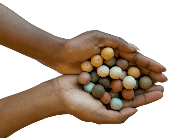 Blossombs - kraft zak Green