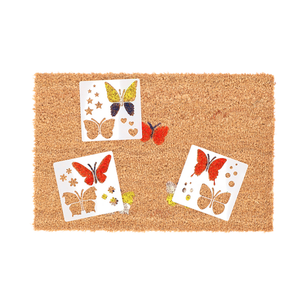 PIY set deurmat vlinders