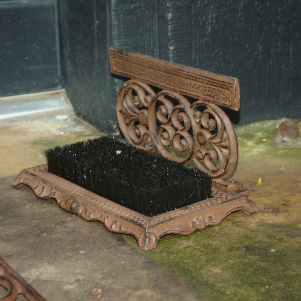 Schraper met borstel