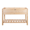 Blank houten kweektafel L