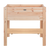 Blank houten kweektafel met L voet S