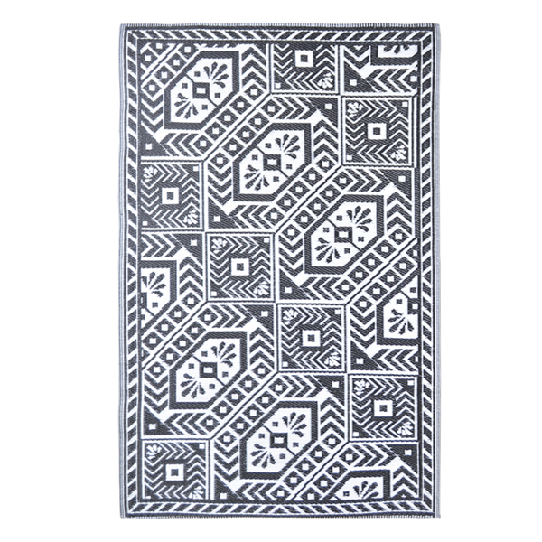 Rechthoekig tuintapijt diamant