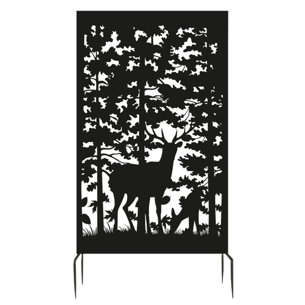 Pirvacyscherm met hertenontwerp
