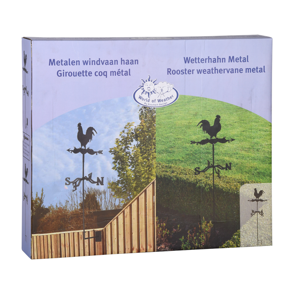 Metalen windvaan haan