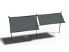 Balkon zonnezeil FLEXFRAME koppelstuk