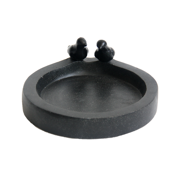 Vogelbad terrazzo rond