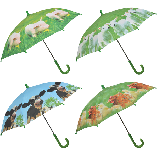Kinderparaplu boerderijdieren ass.