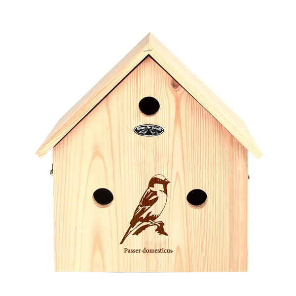 Esschert Design - Nestkast mussenvilla silhouet