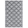 Balkontapijt grafisch beige/wit