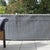 Balkondoek kunststof zilver antraciet 300x75cm
