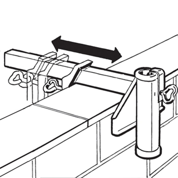 Parasolhouder wand type M antraciet diam. 2,5cm