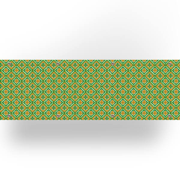 Balkondoek - Tegeltjes print - dubbelzijdig