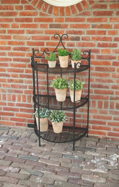 Etagere halfrond inklapbaar