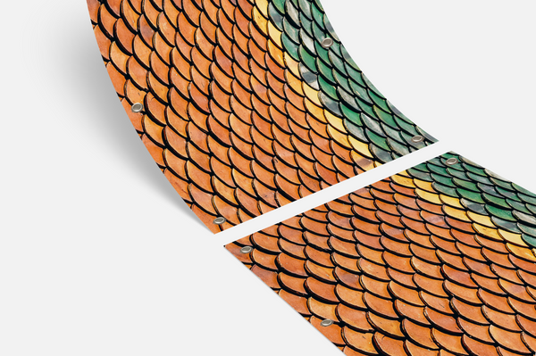 Balkondoek - schubben - dubbelzijdig