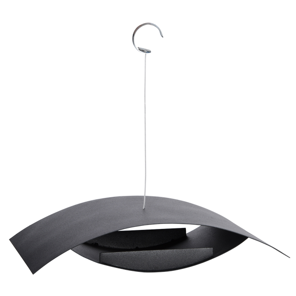 Voederhuis hangend zwart S