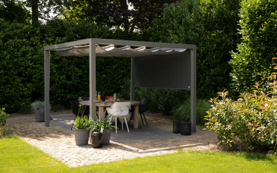 Coolfit rolgordijn Greige