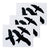 Raamstickers vogel 9 stuks in set
