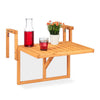 Klaptafel balkon oranje