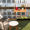 Klaptafel balkon oranje