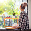 Klaptafel balkon oranje