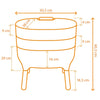 Worm Composter Ivoor