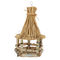 Hangend voederhuis stro