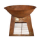 Vuurschaal met houtopslag S