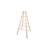 Houten pyramide plantensteun