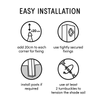Rails with eyebolt 1m