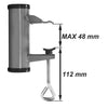 Parasolhouder wand type H wit diam. 3,5cm