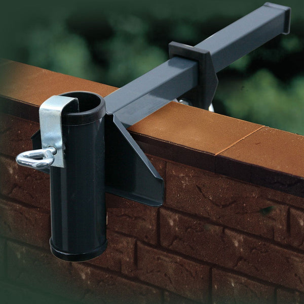 Parasolhouder wand type M antraciet diam. 3,5cm