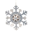 Sneeuwvlok vetbolhouder zilver