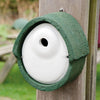 Nestkast houtbeton ovaal groen 28mm