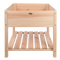 Blank houten kweektafel XL