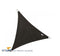 Schaduwdoek zwart driehoek 3,6x3,6x3,6m