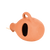 Terracotta mezen en mussen vogelpot
