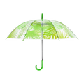 Paraplu transparant jungle bladeren